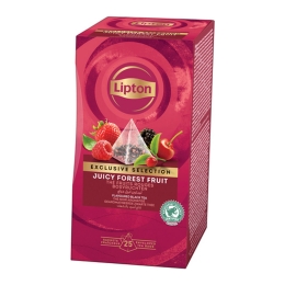 Lipton Tea | Exclusive Selection | Bosvruchten&Rooibos | Doos 6 x 25 stuks