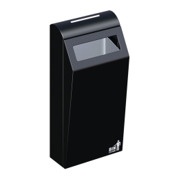 Binsystem Single Bin 60 liter zwart