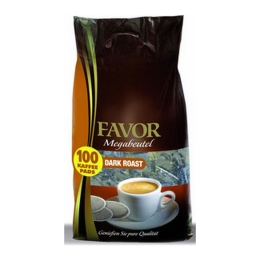 Favor | Dark Roast Pads | Megazak | 8 x 100 stuks