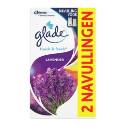 Glade | Touch&Fresh | Lavendel | Navulling | 12 x 2 x 10 ml