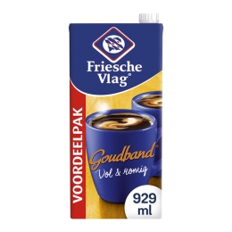 Friesche Vlag | Goudband | Koffiemelk | Pak 6 x 930 ml