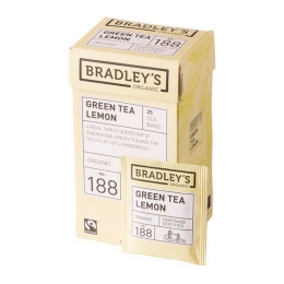 Bradley's | Organic | Green Tea Lemon n.188  | 100 x 2 gram