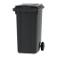 B- stock | Mini rolcontainer | Grijs | Inhoud: 240 liter