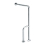 Grab bar van wand tot vloer RVS met extra steunpunt rechts AC12660