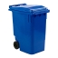 Mini rolcontainer 360 liter blauw