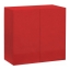 Servetten 2-laags | 1/8 vouw | Rood | 33x33cm | 48x50 stuks