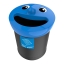 Paper Smiley Face Bin 52 liter